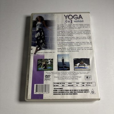 Yoga-3 in 1 Workout (DVD) Susan Fulton All Regions