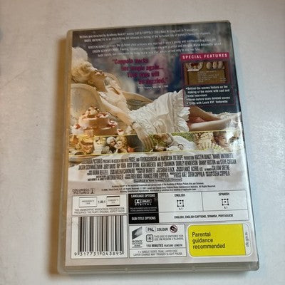 Marie Antoinette (DVD, 2006) Kirsten Dunst Region 4 NEW