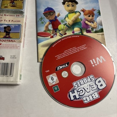 Big Beach Sports (Nintendo Wii) PAL Manual