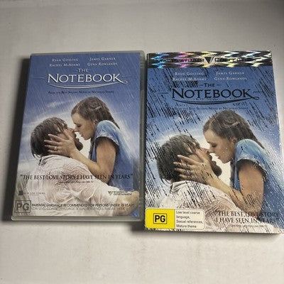 The Notebook - Platinum Edition (DVD, 2004) Ryan Gosling, Region 4