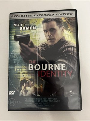 The Bourne Identity (Explosive Extended Edition, DVD, 2002) Region 4, 2