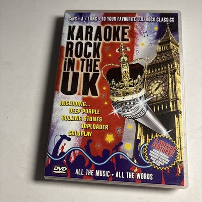 Karaoke - Rock in the Uk (DVD) All Regions