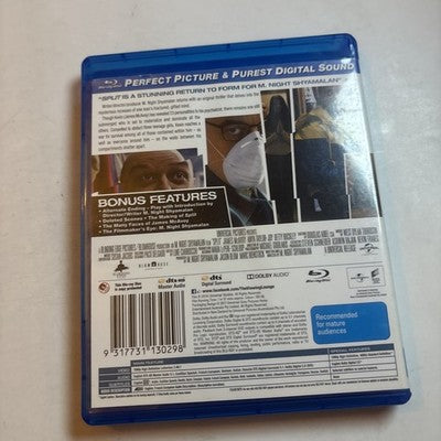 Split (Blu-ray, 2016) James McAvoy Region B
