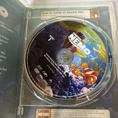 Finding Nemo (DVD, 2003) Disney Pixar Region 4