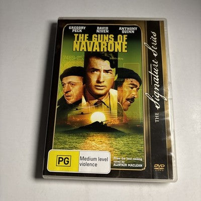 The Guns Of Navarone (DVD, 1961) Gregory Peck, David Niven Region 4