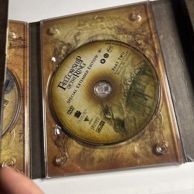 The Lord of the Rings: The Fellowship of the Ring - Extended Edition (DVD, 2001)