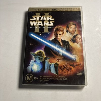 Star Wars - Episode II - Attack Of The Clones (DVD, 2001) Region 4