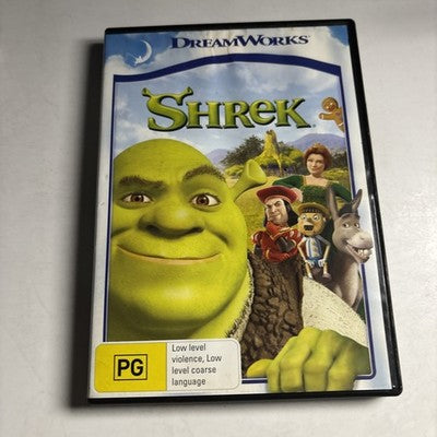 Shrek (DVD, 2001) Cameron Diaz, Eddie Murphy, John Lithgow, Mike Myers Region 4