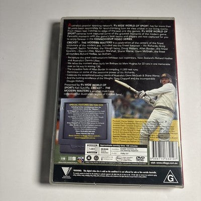 Cricket - The Modern Masters (DVD, 2001) Region 4
