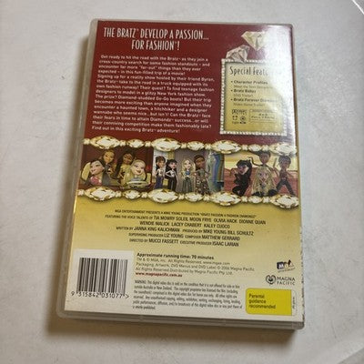Bratz Passion 4 Fashion Diamondz (DVD, 2006) Region 4