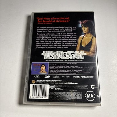 Striptease (DVD, 1996) Demi Moore Region 4