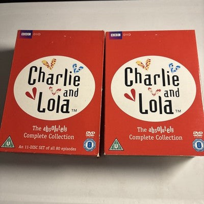 Charlie and Lola: Absolutely Complete Collection DVD Region 4,2 *Missing 2-Disc*