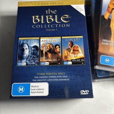 The Bible Collection - Abraham, Jesus, Joseph (DVD, 1999) Ben Kingsley Region 4