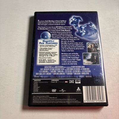 Casper (DVD, 1995) Bill Pullman, Christina Ricci Region 4,2