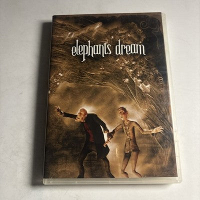 Elephants Dream (DVD, 2006, 2-Disc) Blender First Open Source Movie All Regions