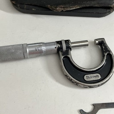 Starrett No. 436-1 Outside Micrometer 0–1 inch Capacity Vintage