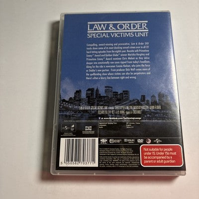 Law and Order - Special Victims Unit : Season 8 (DVD, 2006) Region 4,2