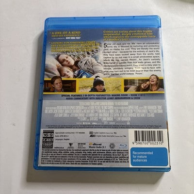 Room (Blu-ray, 2015) Brie Larson, Jacob Tremblay, Joan Allen Region B