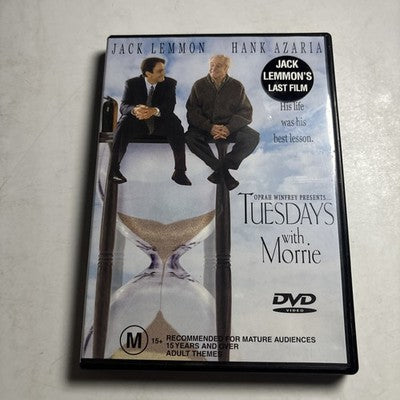 Tuesdays with Morrie (DVD, 1999) Jack Lemmon, Hank Azaria All Regions