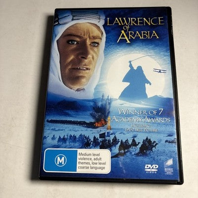 Lawrence of Arabia (DVD, 1962) Peter O'Toole Region 4,2 NEW
