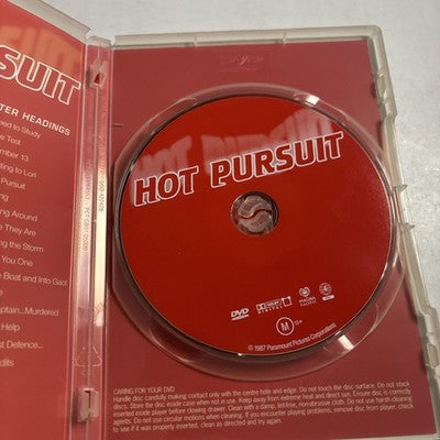 Hot Pursuit (DVD, 1987) John Cusack, Ben Stiller Region 4