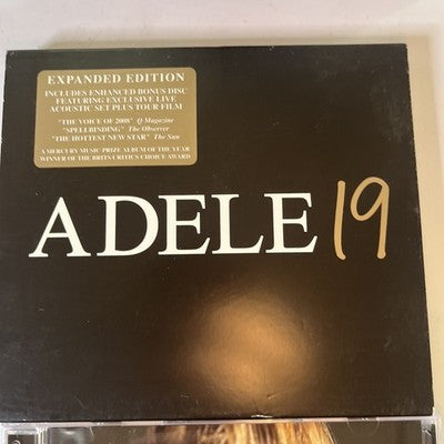 Adele – 19 (CD, 2008, 2-Disc) Europe Expanded Edition XLCD313X