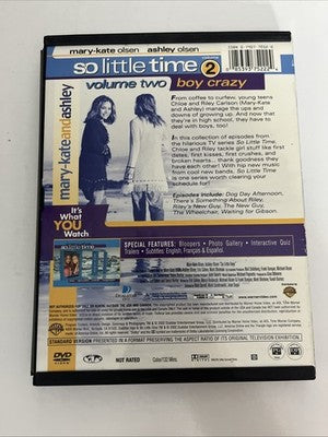 So Little Time: Boy Crazy Vol 2 (DVD) Ashley Olsen, Mary-Kate Olsen Region 1