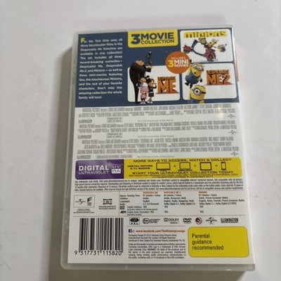Despicable Me / Despicable Me 2 / Minions (DVD, 3-Disc) Region 4,2