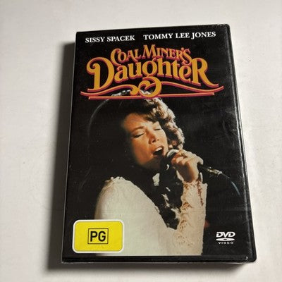 Coal Miner’s Daughter (DVD, 1980) Sissy Spacek,  Tommy Lee Jones Region 4 NEW