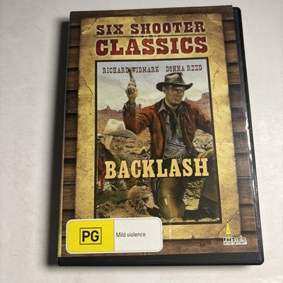 Backlash (DVD, 1956) Richard Widmark, Donna Reed Region 4 NEW