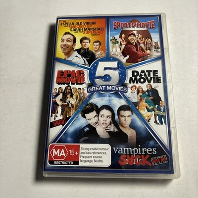 41 Year Old Virgin / Sports Movie / Epic Movie / Date Movie / Vampires Suck DVD