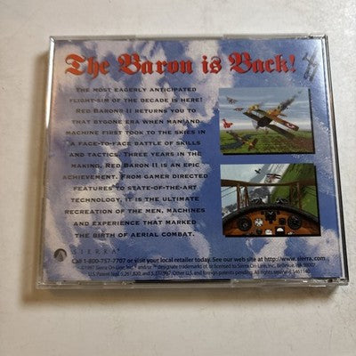 Sierra Pro Pilot - The Complete Flight Simulator PC CD 1997 Retro Vintage Game