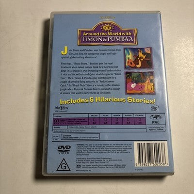 Around the World with Timon and Pumbaa (DVD, 2004) Region 4