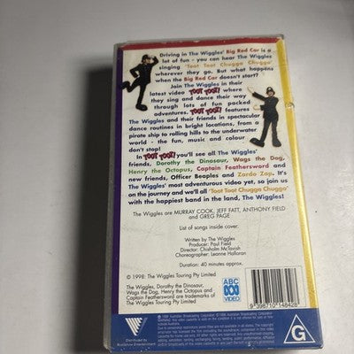 The Wiggles - Toot Toot (VHS, 1998) PAL