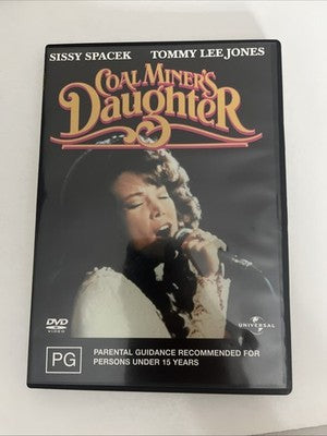 Coal Miner's Daughter (DVD, 1980) Tommy Lee Jones, Sissy Spacek Region 4,2 NEW