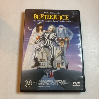Beetlejuice (DVD, 1988) Alec Baldwin, Michael Keaton, Geena Davis, Region 4