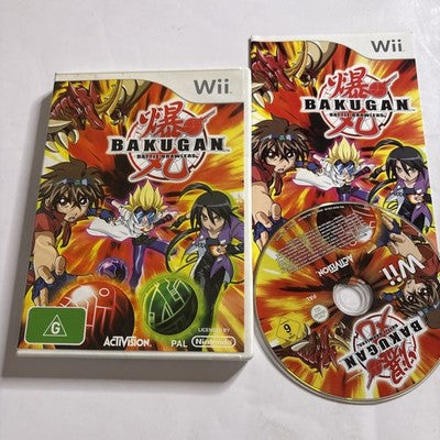 Bakugan Battle Brawlers - Nintendo Wii Game  PAL | Complete with Manual