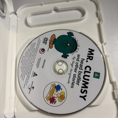 Mr Clumsy Head Butler & Other Stories DVD Mr Men Children's Region 4