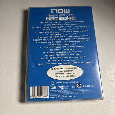 Karaoke - Now That's What I Call Karaoke (DVD) All Regions