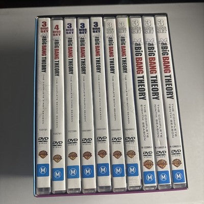The Big Bang Theory : Season 1-10 (Box Set, DVD, 2017, 31-Disc) Region 4