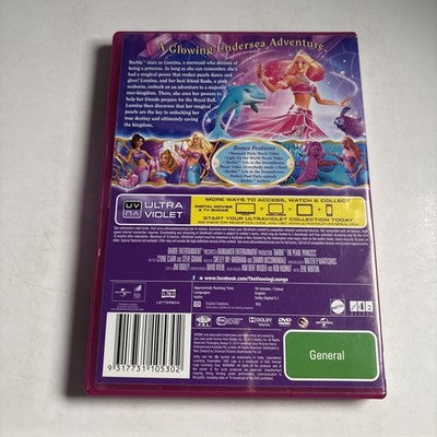 Barbie - The Pearl Princess (DVD, 2014) Region 4,2