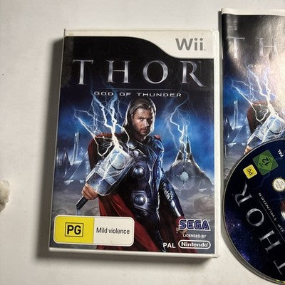 Thor: God of Thunder - Nintendo Wii Game - Manual PAL