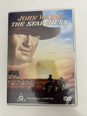 The Searchers (DVD, 1956) John Wayne, Gig Young, Natalie Wood Region 4