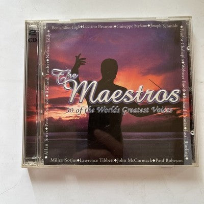 Various – The Meastros - 30 Of The Worlds Greatest Voices (CD, 2-Disc) CDPE 0015
