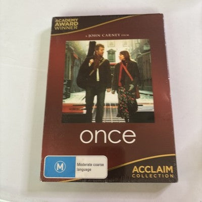 Once (DVD, 2007) Glen Hansard, Marketa Irglova Region 4 *New Sealed*