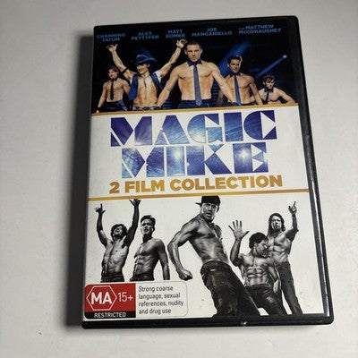 Magic Mike / Magic Mike Xxl (DVD, 2015) Channing Tatum Region 4 NEW