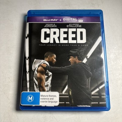 Creed (Blu-ray, 2015) Michael B. Jordan, Sylvester Stallone, Region B