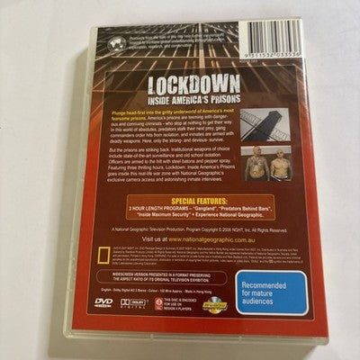 Lockdown Inside America's Prisons (DVD, 2007) National Geographic Region 4