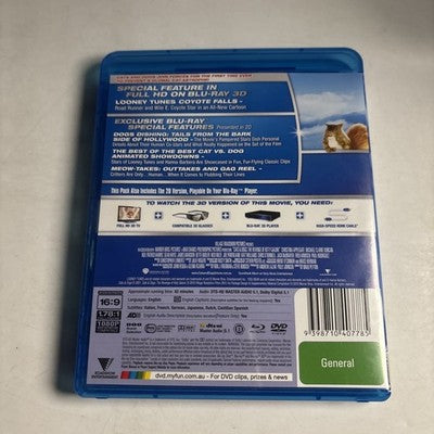 Cats & Dogs - The Revenge of Kitty Galore 3D (Blu-ray 3D, 2010) Region B