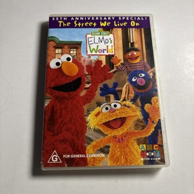 Sesame Street - Elmo's World - The Street We Live on (DVD, 2004) Region 4